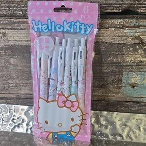 Hello Kitty Pen Set - 6 Pack, NWT